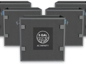 ACI Square Fabric 3 Gal Grow Bags 5-Pack SFP3