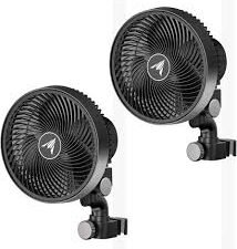 AC Infinity Cloudray S6 2-Pack, Gen 2 Grow Tent Clip Fan 6” with Redesigned Long-Life EC Motor, Custom 10 Dynamic Wind Speeds and 10-Level Oscillation, For Hydroponics Circulation Cooling