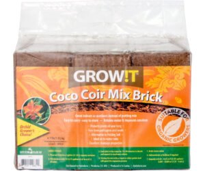 Grow!t Coco Coir Mix Brick 3 Pk