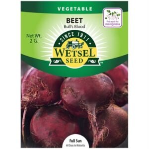 Wetsel Bulls Root Blood Beet Seeds