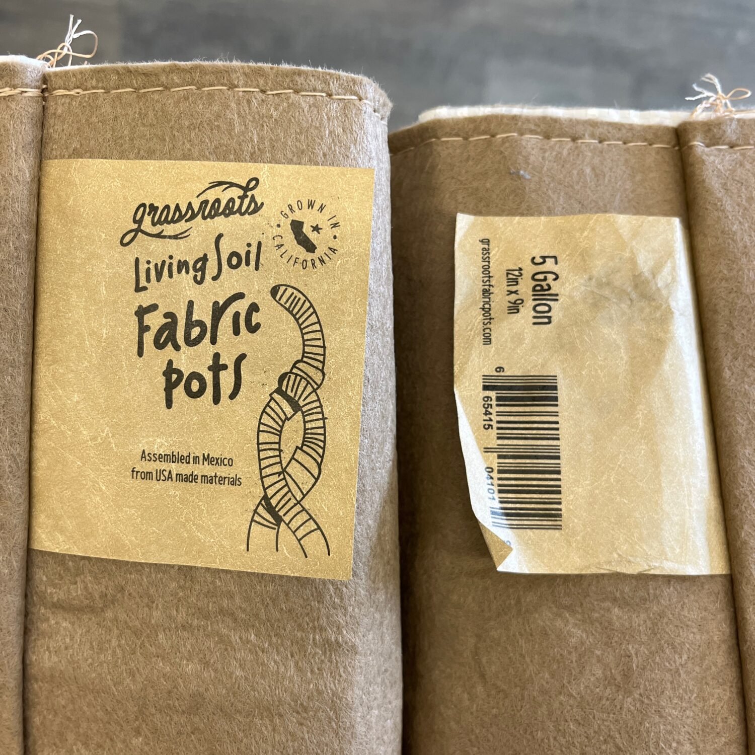 BAS 5 Gal Grassroots Living Soil Pot