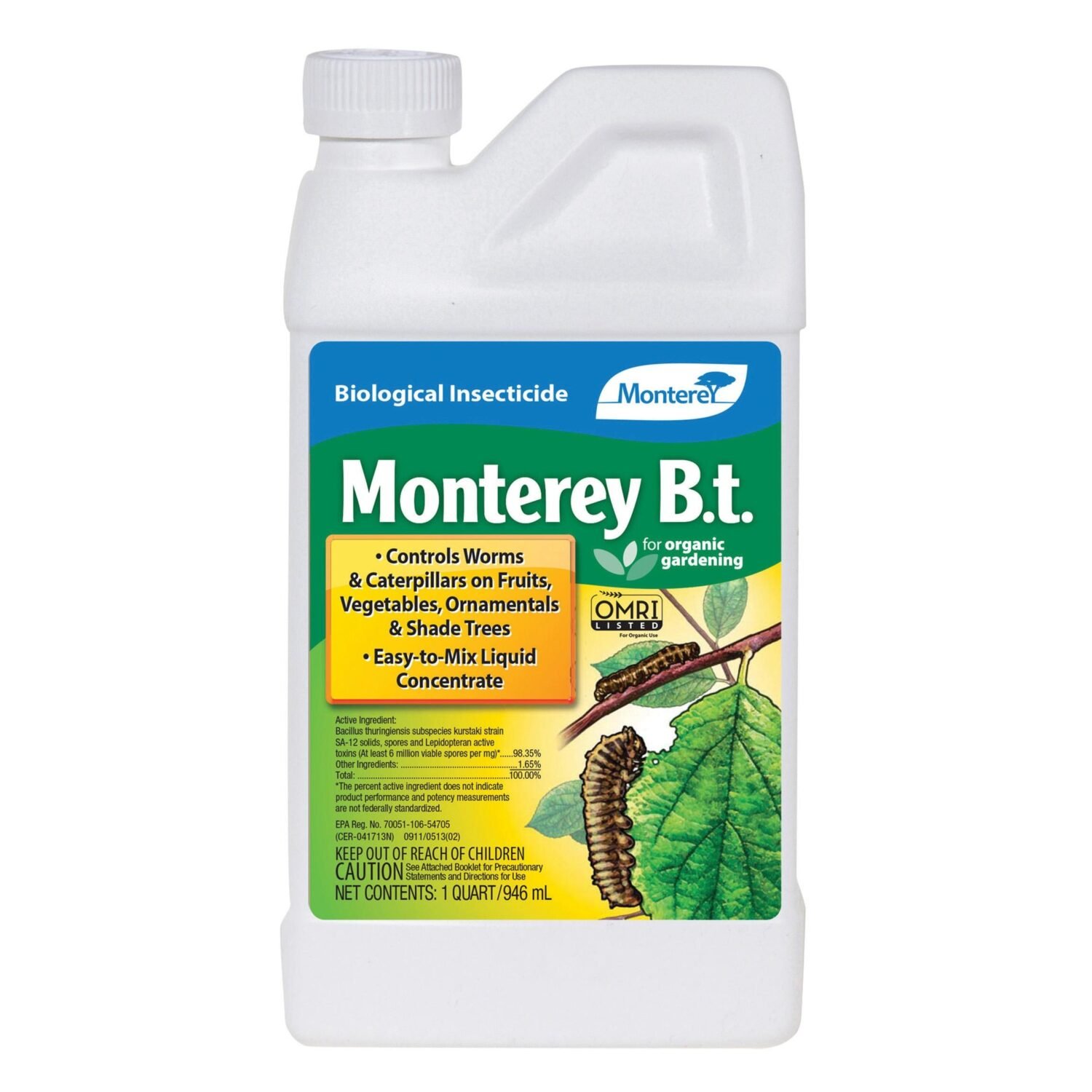 Monterey LG 6336 Bacillus Thuringiensis (B.T.) Worm & Caterpillar ...